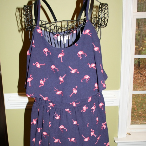 flamingo sun dress